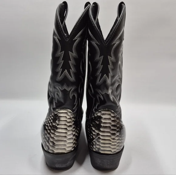 Laredo Monty Faux Leather Western Boots 11D - Picture 5 of 16